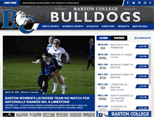 Tablet Screenshot of bartonbulldogs.com